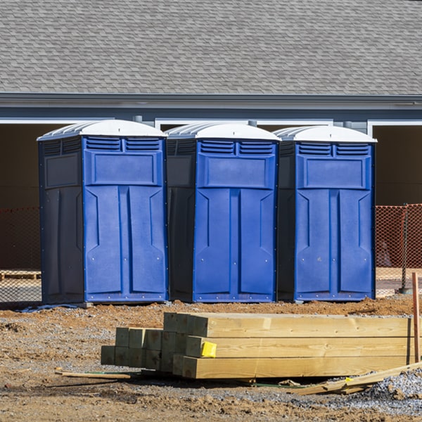 what is the expected delivery and pickup timeframe for the porta potties in Linwood NC